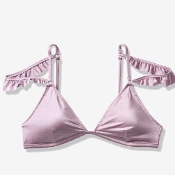 PINK Victoria's Secret Other - PINK VS Shine Flutter Strap Triangle Bikini Top